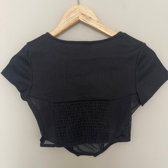 Princess Polly Corset Tee - Black - Picture 3 of 4